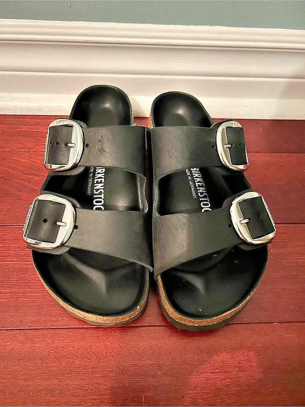 Birkenstock Arizona Big Buckle Black Sandals EU 37